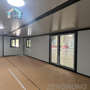 Casa Plegable de 20 pies y 40 pies, Casa Contenedor de Acero Prefabricada Portátil, Casa Modular Móvil Expandible de 3 Dormitorios para Villa - Product Image 2