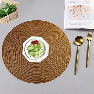 High Quality Sliver Mat Heat Insulation Oilproof Table Mat Easy Clean Placemat For Dining Kitchen
