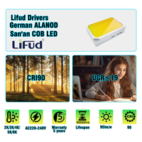Luminaria LED de Riel TL402 de 30W, Foco de Techo Ra90 UGR19 con Reflector ALANOD, 5 Años de Garantía, Iluminación Moderna de Riel