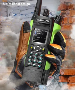 Satelit jarak jauh global 4G komunikasi, walkie talkie dua arah lebih dari 500KM profesional