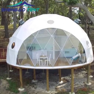 <span class=keywords><strong>Super</strong></span> Prefab Camping Iglo Huis Bol Camping Ronde <span class=keywords><strong>Geo</strong></span> Party Koepel Tenten 6M 5M 4M Van De Fabriek - Product Image 3