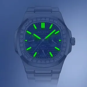 Reloj Mecánico para Hombre AILANG 6001, <span class=keywords><strong>Precio</strong></span> de Fábrica, Diseño Clásico de Lujo, Manecillas Luminosas, Movimiento Automático Multifuncional - Product Image 4