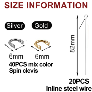 Lames de Spinner de Pêche, <span class=keywords><strong>Fil</strong></span> <span class=keywords><strong>d</strong></span>'<span class=keywords><strong>Acier</strong></span> en Ligne, <span class=keywords><strong>pour</strong></span> Saumon, Doré, Plate-Forme Basse, Leurre, 72 Pièces - Product Image 2