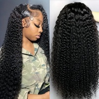 Haute qualité en gros pas cher prix 100% cheveux humains indiens 13*4 perruques avant en dentelle pour les femmes noires