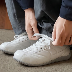 Chaussures de sport tendance en cuir pour hommes, respirantes, pour le basketball, décontractées, d'extérieur, confortables, augmentant la taille - Product Image 6