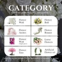 Arche de fleurs artificielles Sunwedding avec structure métallique et fleurs en soie, roses blanches pour la décoration de toile de fond de mariage