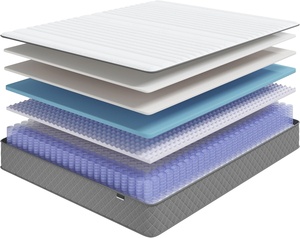 Miễn phí vận chuyển lai Nệm 14 inch Bộ nhớ bọt bỏ túi mùa xuân Nệm mà không cần sợi thủy tinh - Product Image 6