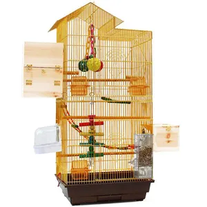 Nhà Sản Xuất Trung Quốc Rèn Sắt Lớn Bay Chim Canary Lồng Cho Chim Lồng Vẹt Lồng