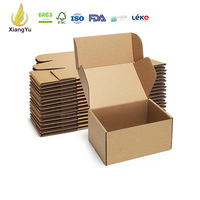 Boîte cadeau pliable en kraft personnalisée pour l'expédition de vêtements et de chaussures, boîte d'expédition pour avion, boîte d'expédition haut de gamme épaissie
