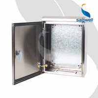 Boîte de distribution industrielle en acier/aluminium sur mesure, indice de protection IP67, certifiée CE, anti-corrosion, taille et épaisseur personnalisables