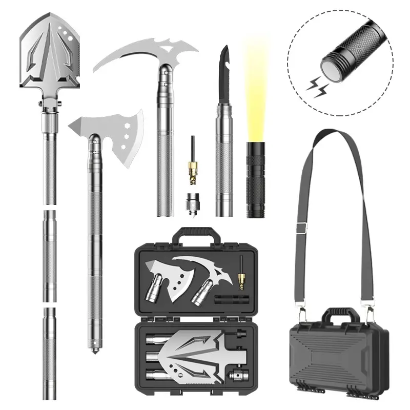 Professional Outdoor Camping Hiking Climbing Emergency Survival Kit 13 in 1 Survival Gear Tool
