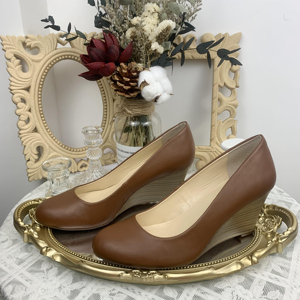 Scarpe da donna boutique personalizzate alla moda retrò punta tonda tacchi inclinati scarpe da donna scarpe da <span class=keywords><strong>sposa</strong></span> - Product Image 2