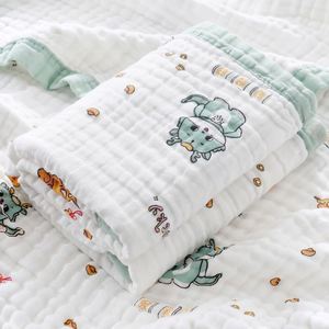 Couverture d'emmaillotage pour nouveau-né en tissu froissé, enveloppe en mousseline de coton pour bébé, couverture de réception et serviette de bain - Product Image 6