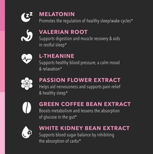 Capsules de mélatonine à l'extrait de racine de valériane et de fleur de la passion OEM/ODM pour adultes - Soutien métabolique, amélioration de la mémoire et du sommeil (60 gélules) - Product Image 4