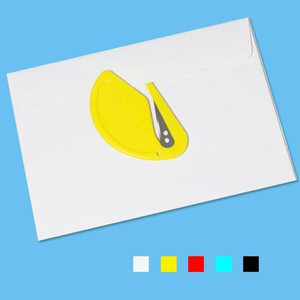 Cuchilla de Acero para Abrir Sobres, Cortador de Papel Seguro, Cuchillo de Plástico Personalizado para Abrir Sobres y Cartas - Product Image 3