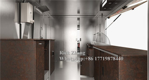 Camion de nourriture électrique de voyage rapide OEM, chariot à glaces, chariot à hot-dogs, camion à café, remorque avec équipement de cuisine, congélateur, nourriture en collation - Product Image 6