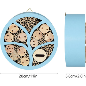 แมลงไม้ Hive Insect Lodge เป็นที่อยู่อาศัยไม้ไผ่แขวนกลางแจ้งสําหรับผึ้<span class=keywords><strong>ง</strong></span> ผีเสื้อ และแมล<span class=keywords><strong>ง</strong></span>แมลงสาบ - Product Image 6