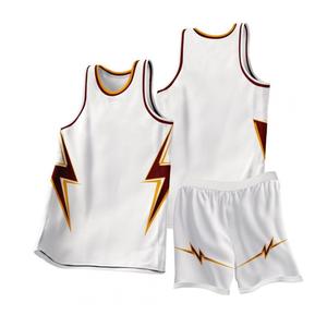 Người Lớn Giá Rẻ Vải Thoáng Khí Bóng Rổ Jersey Tùy Biến Đào Tạo Đồng Phục Đôi Kích Thước Bóng Rổ Cộng Với Kích Thước Bộ - Product Image 6