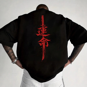 T-shirt a maniche corte in puro cotone Annshine Fashion da uomo, modello 2026 più venduto, con stampa 'Yes, <span class=keywords><strong>Sir</strong></span>' - Product Image 2