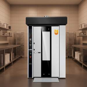 Four rotatif à air chaud multi-plateaux en acier inoxydable robuste, 32 plateaux, four rotatif industriel pour la production alimentaire en usine, four rotatif à air chaud - Product Image 1
