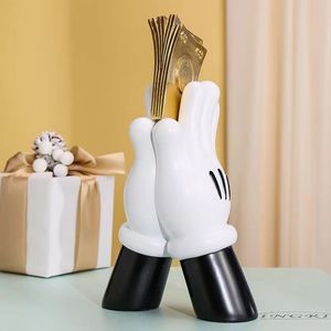 <span class=keywords><strong>Gants</strong></span> décoratifs en forme de <span class=keywords><strong>Mickey</strong></span>, mignons et originaux, pour la décoration de la maison, artisanat tridimensionnel écologique - Product Image 2