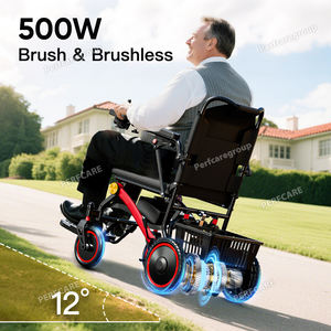 Venta caliente Sedia <span class=keywords><strong>a</strong></span> Rotelle Elettrica silla de ruedas eléctrica 2025 Modelo Pieghevole Super Leggera 17kg Diseño Moderno Con Cestino - Product Image 3