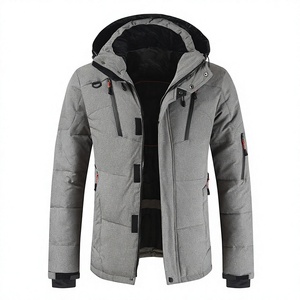 Oversized Unisex Winter <b>Waterproof</b> Windproof Bomber Jacket Thick <b>Warm</b> Outdoor Snow <b>Coats</b> Polyester - Product Image 1