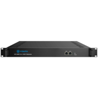 Modulator DVB-T IP QAM 8/16ch, Input IP 256/512, Output RF 50-960MHz, MER≥40dB, 1U, Manajemen Web, HZY-3308T
