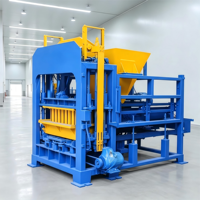 Machine à blocs entièrement automatique QT4-15 pour la production de briques, faible coût de main-d'œuvre, au Nigeria