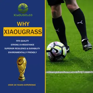 2024 FIFA 50mm Soccer Turf Football Pitch Grass High Quality Artificial Grass for Football Field