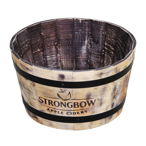 Xô Đá Bia Thủ Công Bằng Gỗ Thùng Rượu Sâm Banh Thùng Đá Bằng Gỗ Xô Đá Bằng Thép Không Gỉ Sang Trọng - Product Image 3