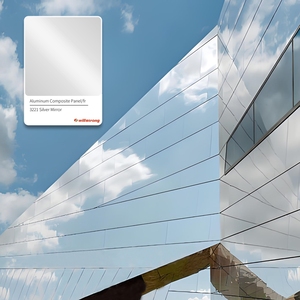 Tùy chỉnh <span class=keywords><strong>alucobond</strong></span> 3mm 4mm gương kết thúc <span class=keywords><strong>ACP</strong></span> tấm ốp chống cháy hiện đại bên ngoài tấm Tường cho khách sạn xây dựng ngoài trời - Product Image 1