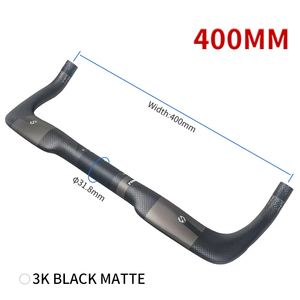 Guidon de vélo de route TT personnalisable pour triathlon, VTT, barre aérodynamique en carbone pour vélo de route - Product Image 1