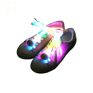 중국 제조업체 공급 업체 <span class=keywords><strong>LED</strong></span> 깜박이는 신발 끈 라이트 업 <span class=keywords><strong>LED</strong></span> 신발 끈이있는 프로모션 파티 용품 - Product Image 2