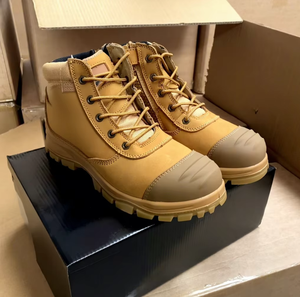 SFB66 724 Tactical <b>Hiking</b> <b>Boots</b> Men Waterproof Leather Outdoor Work <b>Boot</b> Brown High Top Durability All Seasons Wear - Product Image 3