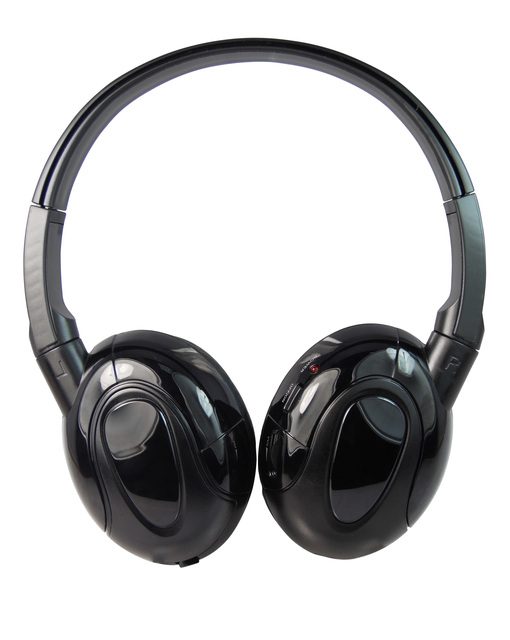 Car Use IR Wireless Over-ear Headphone Dual Channel IR900D with 20+ Hours Battery Life and Button Control
