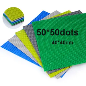 50*50 Dots Classic Base Plates Diy Mini Bricks Baseplates Compatible City Base Plates Construction Plastic Bricks Toys