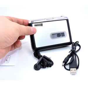 เครื่องแปลงเทปคาสเซ็ตเป็น MP3 สีขาวแบบสแตนด์อโลน พร้อมพอร์ต USB แบ่งพาร์ติชั่นอัตโนมัติ สำหรับการเรียนที่บ้าน เครื่องบันทึกเทปสไตล์เรโทร ดีไซน์พร้อมพอร์ต USB สำหรับจัดเก็บข้อมูล - Product Image 6