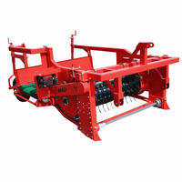 Moissonneuse de haricots à deux rangs montée sur tracteur à haute efficacité 4BYH-1.3 Machine de traction pour la récolte de haricots et de soja
