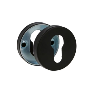 Commercio all'ingrosso nero opaco in acciaio inox maniglia della porta interna con lo stemma <span class=keywords><strong>PZ</strong></span> piastra del foro per l'ingresso bagno esterno uso dell'hotel - Product Image 1
