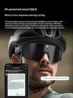 Lunettes Intelligentes en Temps Réel avec Caméra 8MP, IA Intégrée, Reconnaissance d'Images, Contrôle Tactile pour les Appels