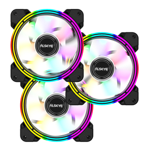 ALSEYE <span class=keywords><strong>Ventilador</strong></span> <span class=keywords><strong>de</strong></span> <span class=keywords><strong>PC</strong></span> RGB <span class=keywords><strong>de</strong></span> 12025 mm, Kit <span class=keywords><strong>de</strong></span> Ventiladores RGB direccionables para Caja <span class=keywords><strong>de</strong></span> <span class=keywords><strong>PC</strong></span> - Product Image 5
