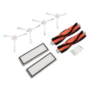 ชุดแปรงหวีแบนสีขาวสำหรับ<span class=keywords><strong>1C</strong></span> Mijia สำหรับ F9หุ่นยนต์ <span class=keywords><strong>Mi</strong></span> อะไหล่ไม้ถูพื้นสุญญากาศ - Product Image 1