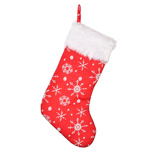 Prix d'usine – Leggings de Noël écologiques imprimés sérigraphiés, sac cadeau de Noël, chaussettes à carreaux, décoration Joyeux Noël - Product Image 5