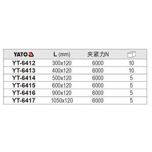 Serre-tube Eertuo type F 39,2 pouces en acier robuste, outil de serrage pour le travail du bois et la plomberie - Product Image 2