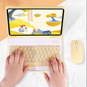 Étui de clavier antichoc en PU pour <span class=keywords><strong>iPad</strong></span>, étui porte-crayon pour tablette, étui pour <span class=keywords><strong>ipad</strong></span> air/mini 6/<span class=keywords><strong>9</strong></span>/8, 5/4 - Product Image 4
