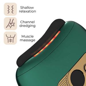 Cuidado <span class=keywords><strong>DE</strong></span> LA PIEL Luz roja Gua Sha para estiramiento facial Logotipo personalizado Compresa caliente Masajeador facial Antienvejecimiento Eléctrico Bian Stone Gua Sha - Product Image 3