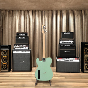 กีตาร์ Slick Guitar SL50K สีเขียวแบบวินเทจ ทรงเทเล 2 ปิ๊กอัพ สำหรับสไตล์วินเทจ พร้อมบอดี้ไม้ Swamp Ash - Product Image 2