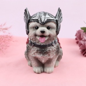 Vente en gros de cadeaux d'<span class=keywords><strong>anniversaire</strong></span> pour enfants en résine personnalisés Articles d'ameublement Cadeau mignon tirelire pour chien - Product Image 2