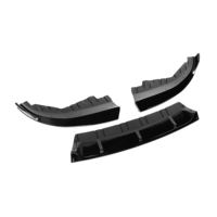 Lèvre avant noire brillante G26 style compétition pour pare-chocs avant BMW Série 4 G26 Sport 4 portes 2021+